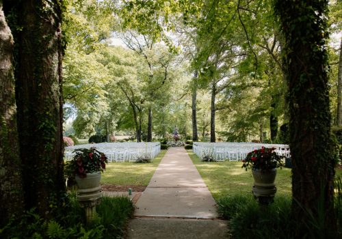 Spring Lakeside Georgia Garden Wedding